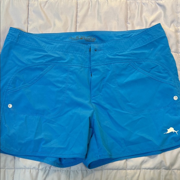 Pelagic Vibrant Blue Women's Athletic Shorts- Size 8 - Picture 1 of 4